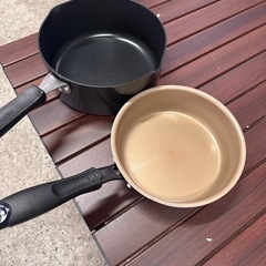 サーモスの鍋とエバークックの深底パン新品※ガス火専用