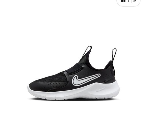 Nike スニーカー 黒 フレックス ランナー 3 PS 17cm