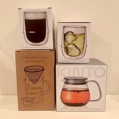 新品 KINTO コーヒー ジャグ セット ＋ ティーポット ＋...