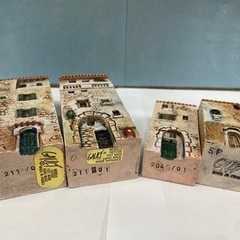 【愛品館江戸川店】ゴーハウス ミニチュアハウス4個セット ID:112-049298-007の画像