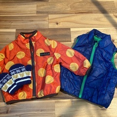 ジャケット・ダウンベスト・手袋セット