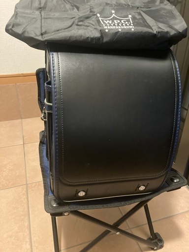 新品同様わんぱく組W.P.G軽量ランドセル黒色レインカバー付　男の子用