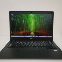 【お渡し済み】NEC Windows11 13.3型ノートPC 第8世代Corei5 + SSD【メンテナンス済み】（3000481）