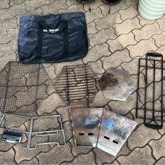 キャプテンスタッグ　　焚き火台　ヘキサステンレスファイヤグリル Mの画像
