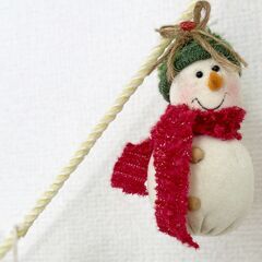 クリスマス ガーランド オーナメント スノーマン 雪だるま　レトロ Ｎｏ．121の画像