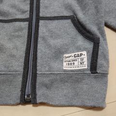 【90cm】babyGap 子供服 ベビー服 長袖 男の子 女の子 グレーの画像
