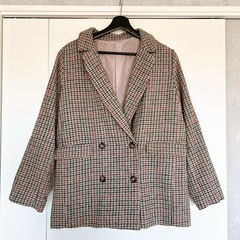 ジャケット　コート　チェック