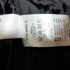 マザウェイズ　フード取り外し可能　ハート柄　ダウンジャケット　140の画像