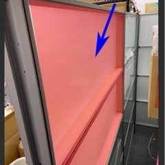 すりガラス調パーテションの画像
