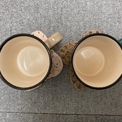 ペアマグカップ　コースター付の画像