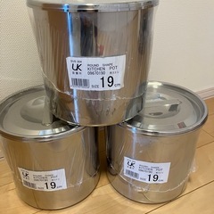 キッチンポット19センチ　5.3リットル　ステンレス　　の画像