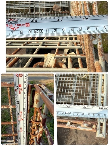 DAIFUKU ダイフク　パレテーナ　PAT-X2548　メッシュボックス　パレット　鉄カゴ　農業　土木　解体　産業廃棄物