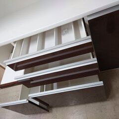 J8342 松田家具 キッチンボード クリーニング済み 【リユースのサカイ柏店】　の画像