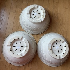 取りに来てくださる方に差し上げます！3個セット リッチェル Nシャンティ ボール 43型 φ435×180H アイボリーの画像