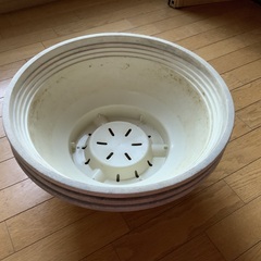 取りに来てくださる方に差し上げます！3個セット リッチェル Nシャンティ ボール 43型 φ435×180H アイボリーの画像