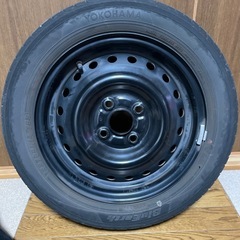 サマータイヤ155-65-r14 鉄ホイール