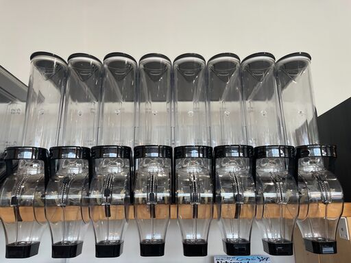 使用期間1年】量り売り什器 8Lグラビティビン 重力式ディスペンサー