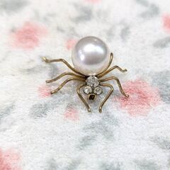 ☆ピンブローチ　スパイダー　蜘蛛　中古品　の画像