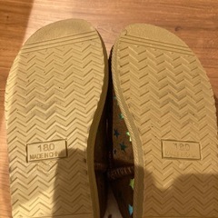 新品未使用⭐︎冬用もこもこブーツ18センチの画像