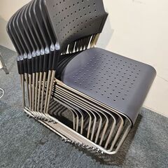 【10脚セット】アイリスチトセ製　座面・背もたれ樹脂タイプ　スタ...
