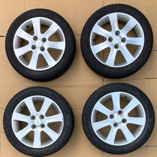 三菱アイ 純正アルミホイール 4本 ガリキズ有