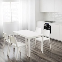 《かなり美品》IKEA　伸長式テーブルVANGSTA ヴァングスタの画像