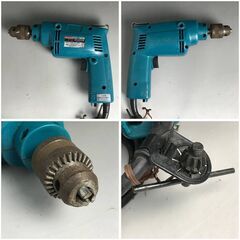🌏🌏🌏電動工具 まとめて4点 ドリル 電気カンナ ディスクグラインダー ハンマ－ドリル BOSCH/MAKITA/他 diy ※通電確認済み🌏🌏🌏の画像