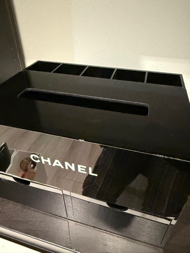 ※糸島 入手困難 CHANEL ティッシュケース ペン立て 引き出し