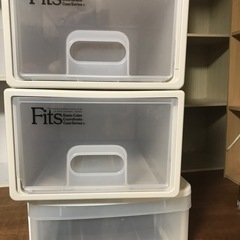Fits 3段収納ケース ホワイトの画像
