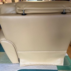 リクライニングソファ 中古 本革 1脚のみの画像