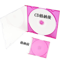 【送料無料】 BD DVD CD 空きケース プラケース カラー 5色  スリムタイプ 5㎜ ①の画像