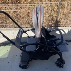 カトージ 2シーター 二人乗りベビーカー　グレーの画像