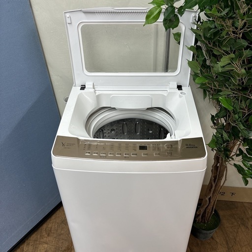 I662 ? ジモティー限定価格！ YAMADA 洗濯機 （8.0㎏） ⭐ 動作確認済 ⭐ クリーニング済