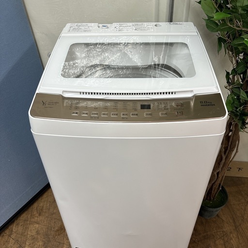 I662 🌈 ジモティー限定価格！ YAMADA 洗濯機 （8.0㎏） ⭐ 動作確認済