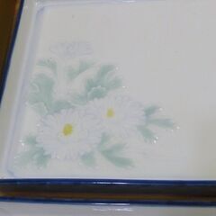 ヤマト 菊彫象がん 焼物皿 5枚の画像