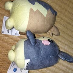 2個セット未使用、ポケットモンスター、 ぬいぐるみ マッギョモルペコ、まんぷくもよう、 ポケモン 、 pokemon グッズ の画像