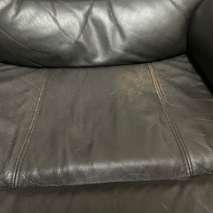 値下げ！！本革！ニトリのリクライニングソファの画像
