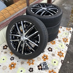 165/55r15 アルミホイールセット 夏タイヤ 4本 AME...