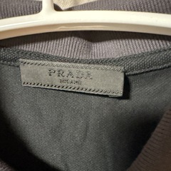 美品　PRADA 長袖ポロシャツ　裾ロゴの画像