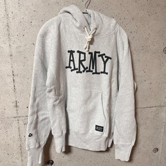 STUSSY×champion 別注コラボ　20th ARMY リバースウィーブスウェットパーカー の画像
