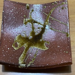 信楽焼き　皿の画像