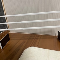 マグネット伸縮洗濯機バスタオルハンガーの画像