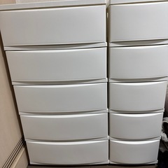 ニトリ製　プラスチックラック（大、小）
