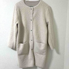 コート レディース トップバリュ S リバーシブル 2way ロングコート ベージュの画像