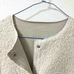 コート レディース トップバリュ S リバーシブル 2way ロングコート ベージュの画像