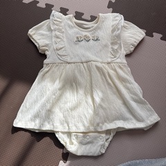 新品ベビー   ワンピ風ロンパ  80  