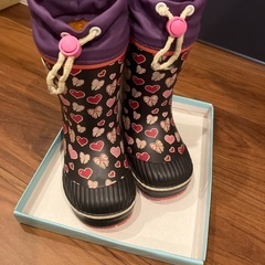 18cm 冬ブーツ　冬用長靴の画像