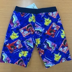 (新品未使用)ポケモン 子供　キッズ水着 2WAYスイムパンツ 110サイズ　ネイビー　ポケットモンスター No.P3の画像