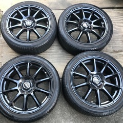 17インチ　タイヤホイール　4本セット　セダン　ミニバン　スポーツカー