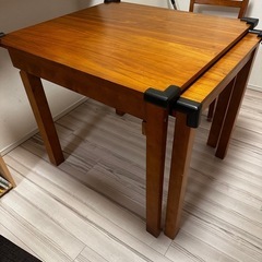 【0円】ニトリ　伸長式ダイニングテーブル